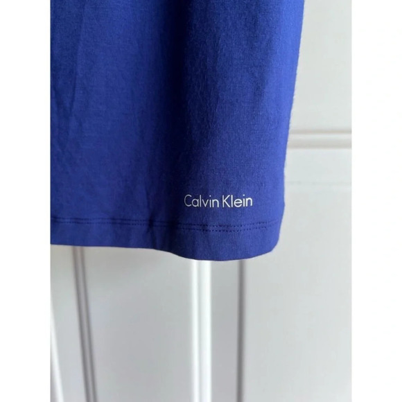 Womens Calvin Klein Blue Modal Sleepwear Camisole Tank Top Undershirt - Picture 3 of 12